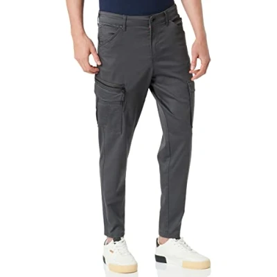 Immagine di Jack &amp; Jones IACE DEX Pantaloni cargo, Uomo, Taglia: 28x30, Asphalt solid