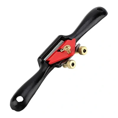 Immagine di SpokeShave regolabile con base piatta Mano pialla Cutting Edge Metal Blade Utensili manuali per legno