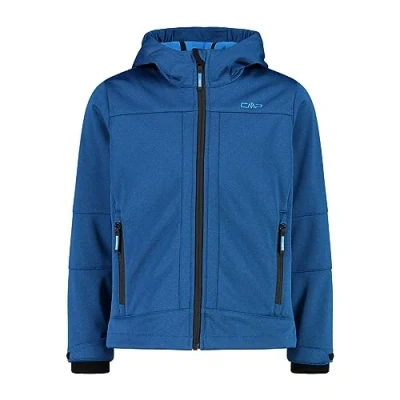 Immagine di CMP Giacca Da Bambino Con Cappuccio Fisso, Unisex Bambini e ragazzi, Petrol Mel., 152