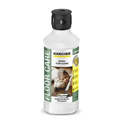 Immagine di Kärcher Detergente Multisuperficie Natural Floor Cleaner RM 538, Adatto alla pulizia di tutti i tipi pavimento, Parquet, laminati, PVC, piastrellati, in pietra