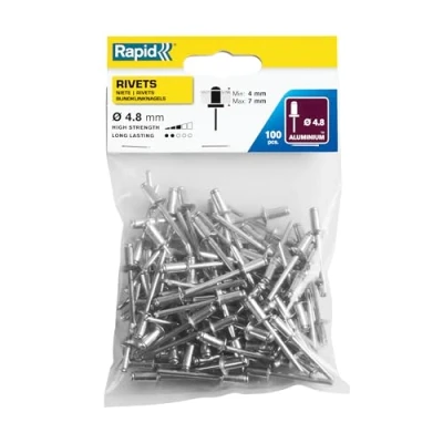 Immagine di Rapid 5000380 Rivetti Standard Ø4,8x10 mm, Colore Acciaio
