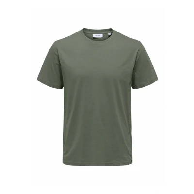 Immagine di ONLY &amp; SONS Onsmax Life SS Stitch Tee Noos T Shirt, Castor Gray, XL Uomo