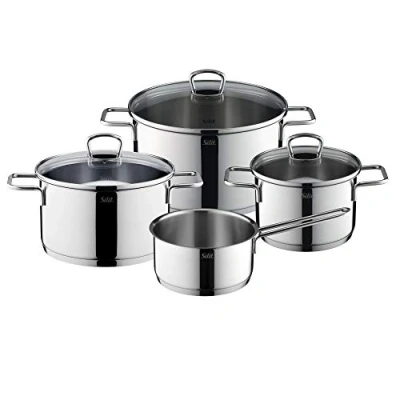 Immagine di Silit Alicante Set di pentole, Acciaio Inossidabile, Argento, 24 cm, 4 unità