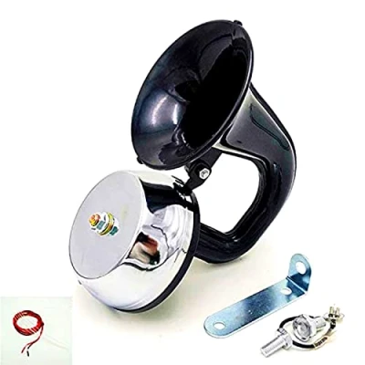 Immagine di YIYIDA Clacson elettrico per auto Car Horn 150DB tromba camion nero di lumaca controllo fischio 12V treni barche moto ecc