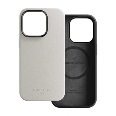 Immagine di Native Union Custodia Attiva Compatibile con MagSafe e Magneti Integrati Design Robusto Materiali Riciclati Protezione Anticaduta fino a 10ft per iPhone 15 Pro (Pietra Arenaria)