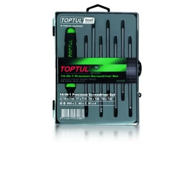 Immagine di TOPTUL GAAW0804 Giravite per inserti T6, T7, T8, T9, T10, T15, T120, T125, PH0, PH00, PH1 Intaglio, Intaglio a croce (PH)