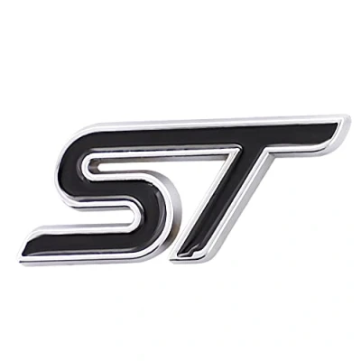 Immagine di 1 ST emblema applicabile a tutte le portiere del veicolo e altri oggetti (argento nero)