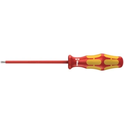 Immagine di Wera 160 i VDE Cacciavite a taglio Larghezza della lama: 3 mm Lunghezza 100 DIN EN 60900