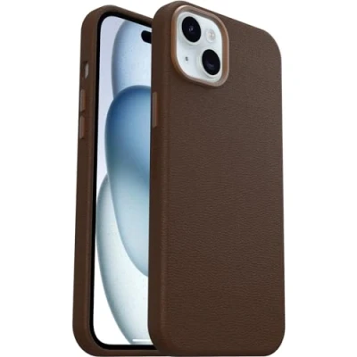 Immagine di Otterbox Symmetry Backcover per cellulare Apple iPhone 15 Plus Marrone Compatibile con MagSafe