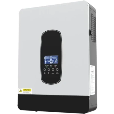 Immagine di PMSUN Invertitore solare ibrido da 3 KW 24 V D A 230 AC, inverter sinusoidale puro indipendente dalla rete con MPPT 80 + caricatore PV massimo 3000 W, 130 430 DC