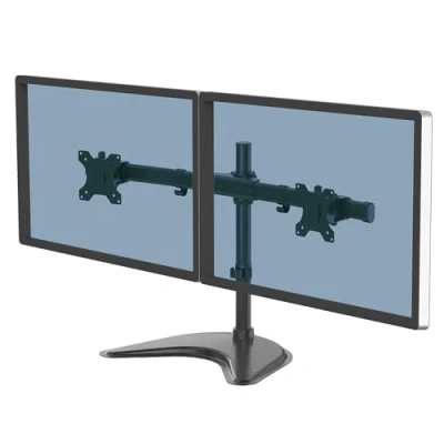 Immagine di Fellowes 8043701 Professional Series Braccio monitor doppio regolabile ad appoggio libero