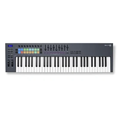 Immagine di Novation FLkey 61 — Controller MIDI a tastiera, con integrazione perfetta per FL Studio, Modalità Accordi e Scala. Tutto il software di cui hai bisogno produrre la tua musica