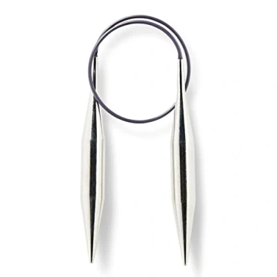 Immagine di Ferri da maglia circolari Ottone 40 cm 12.00 mm Argento col