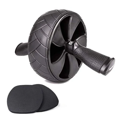 Immagine di PULLUP &amp; DIP Ruota per Addominali, Rullo Addominali con Impugnature ergonomiche e ginocchiere Imbottite, grande Presa, Attrezzatura l&#039;Allenamento a Casa Esercizio addominale Uomo Donna
