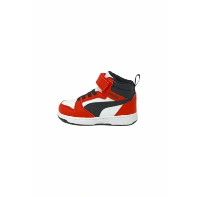 Immagine di Puma Scarpe Infant Rebound V6 Mid 03 WHT/BLK/RED / 27