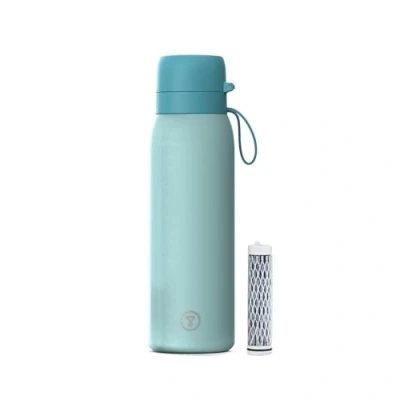 Immagine di Tappwater BottlePro Adventure Borraccia 750ml. Bottiglia termica con filtro, filtra il 99,99% degli agenti patogeni. Depuratore d&#039;acqua non potabile, riutilizzabile, in acciaio inox senza BPA.