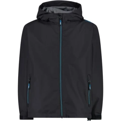 Immagine di CMP Giacca Pioggia In Poliestere Antistrappo Da Bambini, Unisex Bambini e ragazzi, Antracite Reef, 140