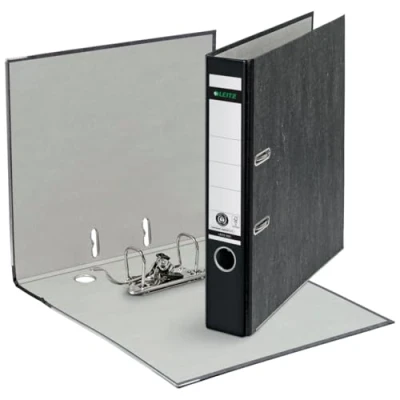 Immagine di Leitz Raccoglitore 1050 DIN A4 Larghezza dorso: 52 mm Nero marmorizzato 2 archetti 10505095