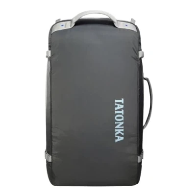 Immagine di Tatonka Duffle Bag 65L Borsa da viaggio pieghevole con funzione zaino, richiudibile, piccola capacità di 65 litri, grigio, Zaino piccolo ingombro e litri volume