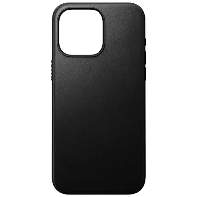 Immagine di NOMAD Custodia in Pelle moderna iPhone 15 Pro Max nera, NM01618485