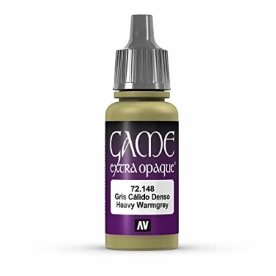 Immagine di Vallejo Game Extra Opaque Vernice acrilica opaca, 17 ml, Grigio (Heavy Warmgrey)