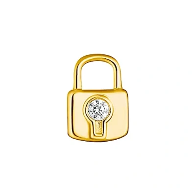 Immagine di Thomas Sabo Orecchini a bottone argento sterling zirconia_cubica Donna, Oro, one size H2219 414 14