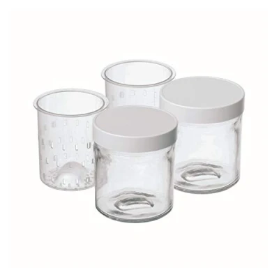 Immagine di Cuisinart Glazen potjes yoghurtbereider set 2st 250ml YM402E