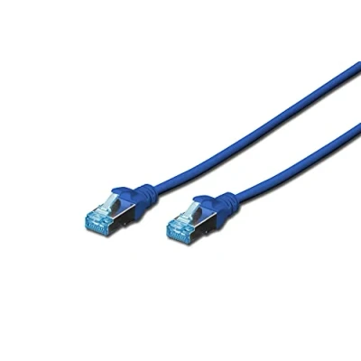 Immagine di Digitus Patch Cable, SFTP, CAT5E, 0.5 M, blue cavo di DK 1531 005/B