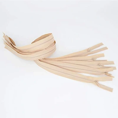 Immagine di LEDUC Trimz RVNAVN3 Cerniera Invisibile Chiusura Lampo, Nylon, Beige, 60 cm