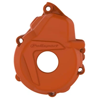 Immagine di Polisport 8464000002 Protezione del Coperchio dell&#039;accensione in Poliammide Resistente agli Urti e all&#039;abrasione Compatibile con Le Moto KTM Colore Arancio