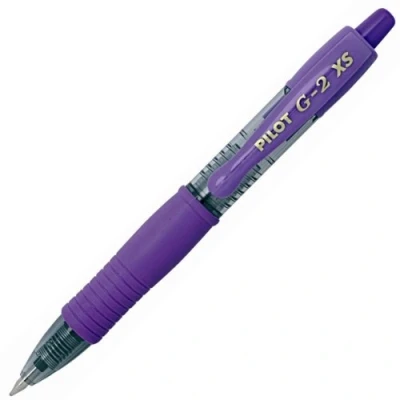 Immagine di Pilot Mini penna gel a sfera retrattile&quot;G2 Pixie&quot;, 0,7 mm, confezione da 12 pz, colore: viola