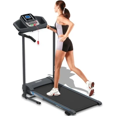Immagine di SereneLife Tapis Roulant Pieghevole, Elettrico con LCD per Camminare e Correre, Esercizi Cardio, Connettività Bluetooth