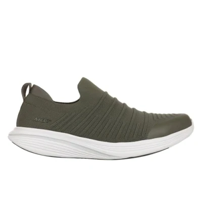 Immagine di MBT M400 Slip On Donna Senza Lacci. Scarpe da Ginnastica Anatomiche e Confortevoli. fisiologiche Comfort Stabilità Suola Rocker. Moderne. Verde
