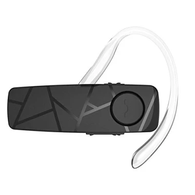 Immagine di TELLUR Vox 55 Auricolare Bluetooth Mono, Vivavoce USB C, Multipunto Due Dispositivi Connessi Simultanei, Gancio a 360 per l&#039;Orecchio Destro o Sinistro, Iphone e Android, Nero