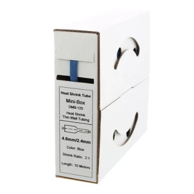 Immagine di Offgridtec Guaina termoretraibile, 10 m, 4,8 mm &gt; 2,4 mm, blu