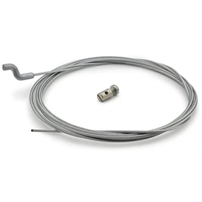 Immagine di Easyboost Cavo Flessibile Z Acceleratore Ø1.5mm con Morsetto Ferma Lunghezza 2,5 metri per Tosaerba Decespugliatori da Giardino