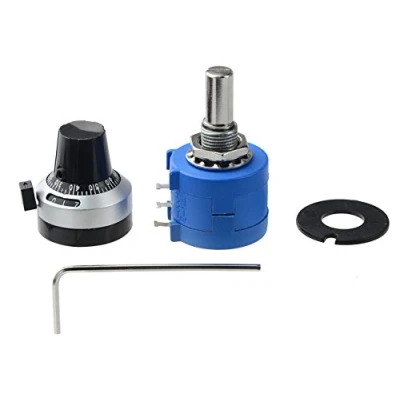 Immagine di WMYCONGCONG 3590s 2 502L 5 K Ohm di precisione Regolabile Multi Turn potenziometro con 10 Giri manopola Rotante 103l