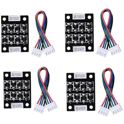 Immagine di iHaospace TL Smoother V1.0 3D Printer Addon Module for Pattern Elimination Motor Clipping Filter Ender 3 CR 10S,Ender 5 Stepper Drivers (Pack of 4pcs)