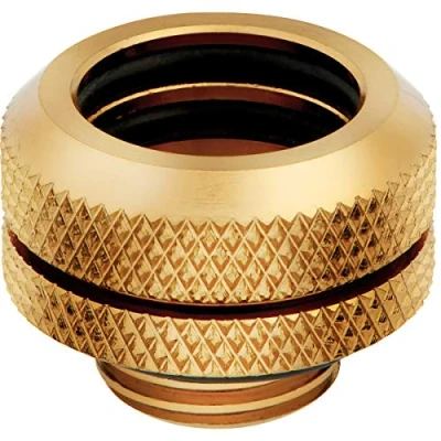 Immagine di Corsair CX 9052009 WW Hardware ACCESORIO DE REFRIGERACIÃ“N Oro ACCES Hydro X Fitting XF HL 4 PK (14MM OD CF, Gold) 90