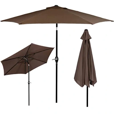 Immagine di SPRINGOS Ombrellone da Giardino con funzione di inclinazione Sistema a manovella Terrazza Campata 250 cm