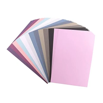 Immagine di Cartoncino Florence Liscia Materiali per Biglietti colorati A4 Inverno 12 x 5 Fogli Carta Scrapbooking, e altri Progetti con la 216 gsm