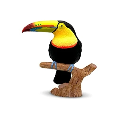 Immagine di Bullyland 69400 Personaggio da gioco Tucano pescatore, circa 9,6 cm, fedele ai dettagli, senza PVC, ideale come piccolo regalo per bambini a partire dai 3 anni in su