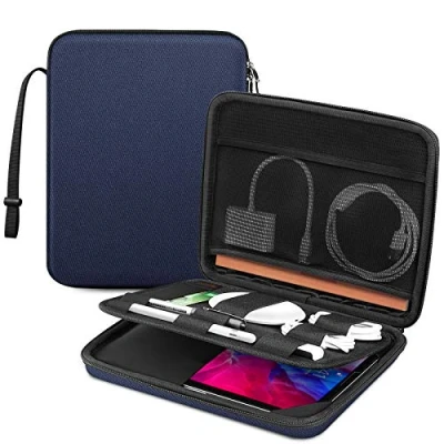 Immagine di FINPAC Portfolio Borsa per 11&quot; iPad Pro M4/M2/M1 2024 18, 10.9&quot; 2022, 11&quot;/10.9&quot; Air, Samsung Tab A9+ 11/S9 FE 10.9, Tablet Idrorepellente Rigida Custodia con Organizer Supporto Accessori