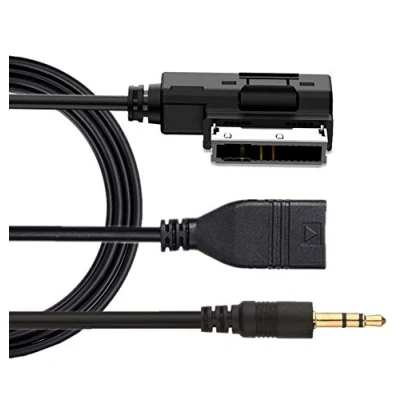 Immagine di AMI MDI MMI AUX U S B cavo ada atore, interfa ia o musicale con 3,5 mm compatibile per Mercedes Benz SL CLS CL C SLK E ML GLK R Comand APS NTG 2.5 3 4.5