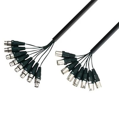Immagine di Adam Hall Cables 3 STAR L8 MF 0300 Cavo multipolare 8 x XLR maschio a femmina m