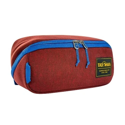 Immagine di Tatonka Beauty case Square Zip Pouch M (2L) Borsa lavanderia pieghevole con 2 tasche a rete cerniera senza PFC/PFAS, 10 x 25 9 cm (Tango Red)