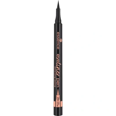 Immagine di Essence eyeliner pen extra lungo, n. 010, nero, lunga durata, definendo, colore intenso, vegano, impermeabile, senza particelle di microplastica, profumo, confezione da 1 (1,1 ml)