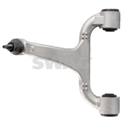 Immagine di SWAG 10 92 3939 Braccio oscillante, Sospensione ruota con supporto/cuscinetto Assale anteriore Sx, Superiore trasversale oscillante Alluminio