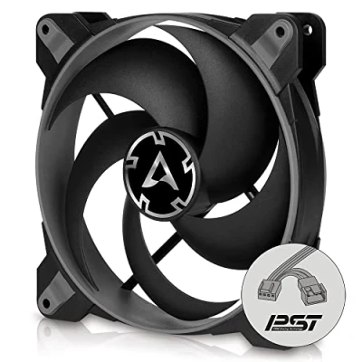 Immagine di ARCTIC BioniX P120 120 mm Ventola PC da Gioco PWM PST, Controllo Sharing Technology, Alta Pressione Statica, Ventilazione 200 2100 RPM, 0,45 Sone Grigio