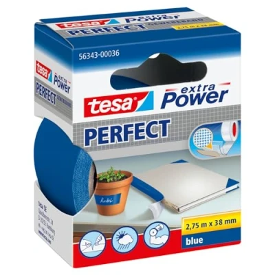 Immagine di TESA CF6NASTRO TELATO38MMX2 75M BLU